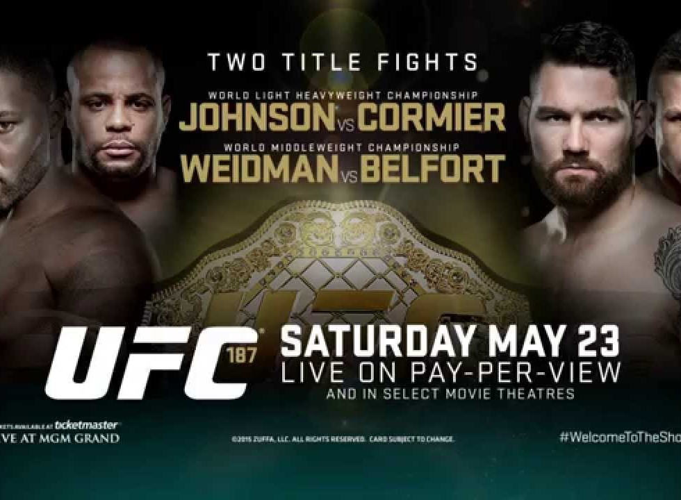 UFC 187 Johnson vs Cormier - Weidman vs Belfort